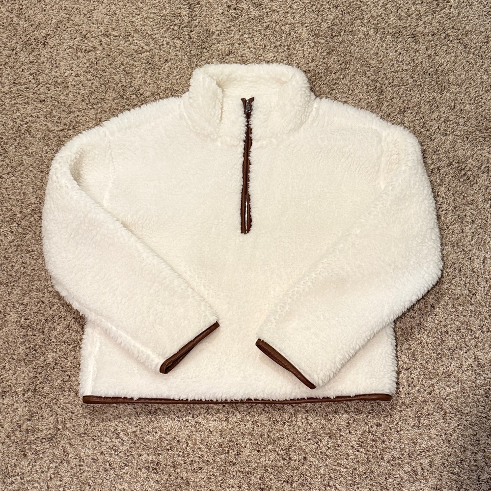 Weekend Collection Half-zip Sherpa Pullover - Picture 2 of 4